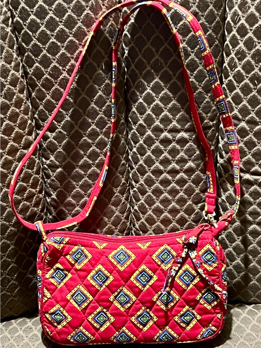 Vera Bradley Molly Bag in “Villa Red” Pattern